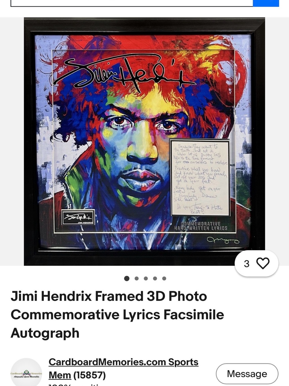 Vibrant Multicolor Music Portrait Wall Art Print